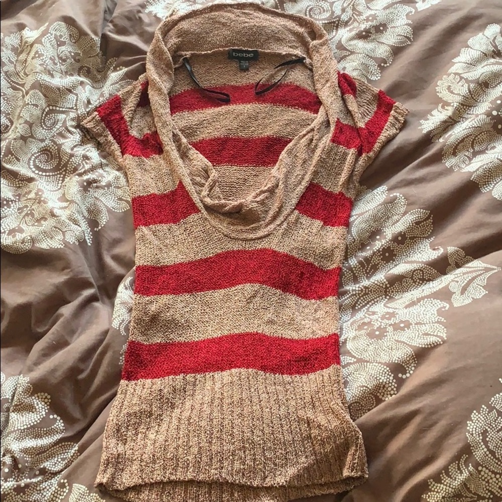 Unique Bebe cowl neck tunic